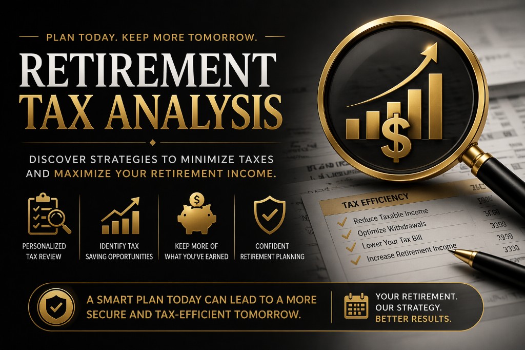 Retirement tax analysis — plan today, keep more tomorrow